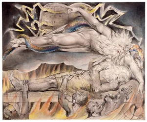 Aquarellillustration von William Blake